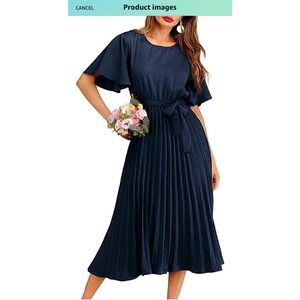 Milumia Women's Dress, size XL Navy. Mother of the bride, semi-formal, classic